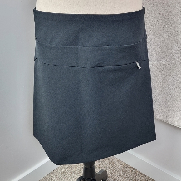 Cutter & Buck Black Performance Dry Tec 50+ Golf/Pickleball Skirt/Skort Sz L‎ - Picture 5 of 15